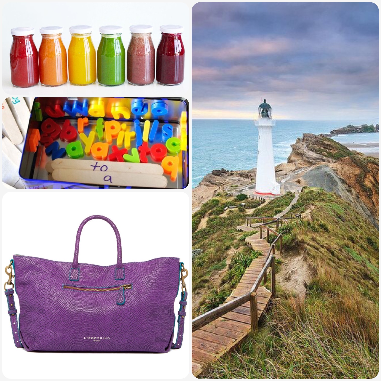 Fab Friday - juice, travel game, carry on bag, New Zealand travel destinations