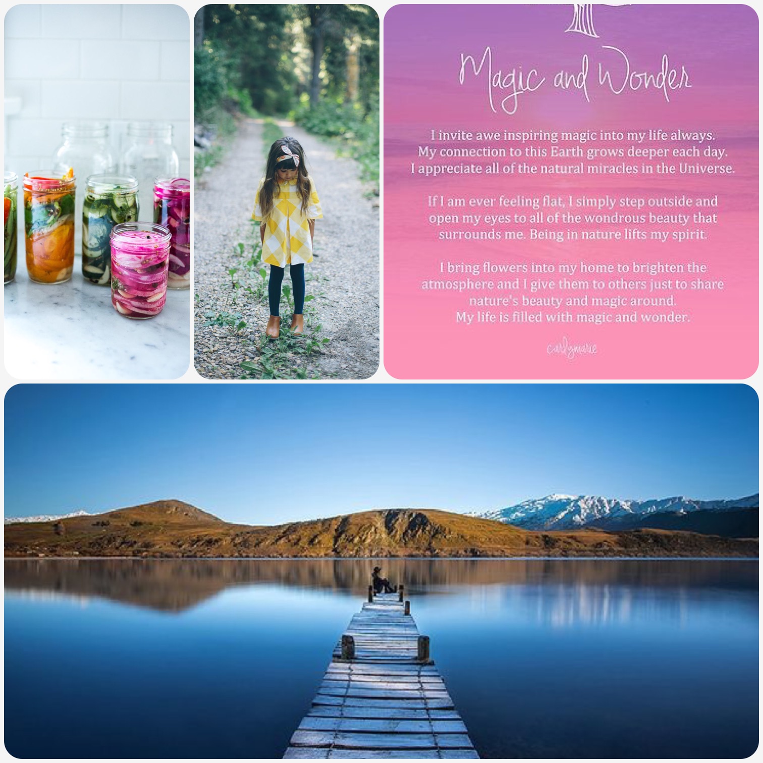 Fab Friday - refrigerator pickles, children's fashion, magic & wonder, South Island New Zealand scenery